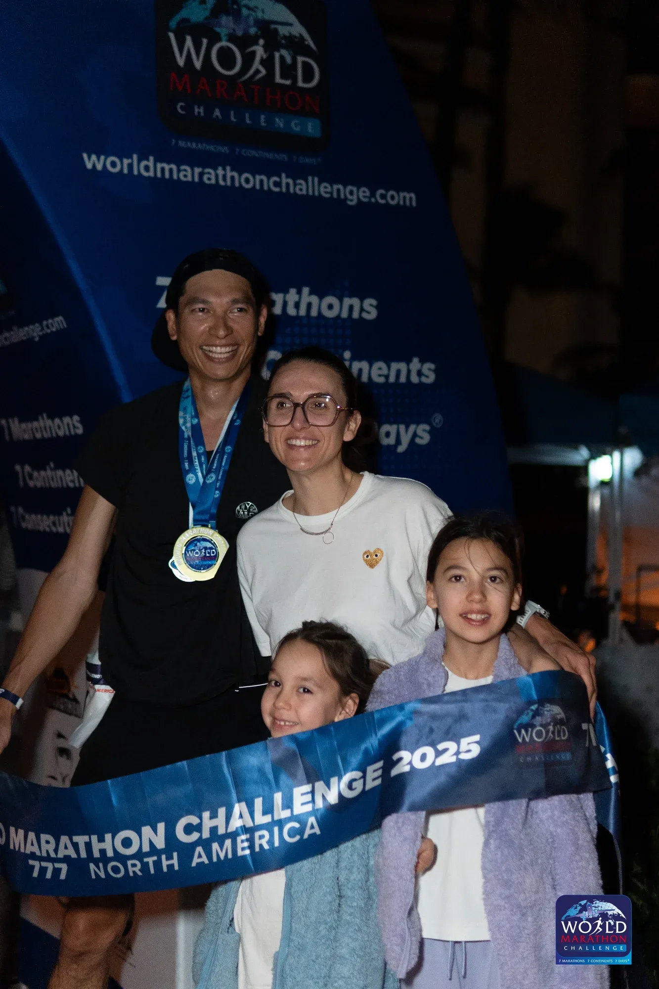 With family at the Miami finish WMC 2025